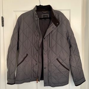Men’s Grey JCrew Sussex Quilted Jacket W/ Primaloft